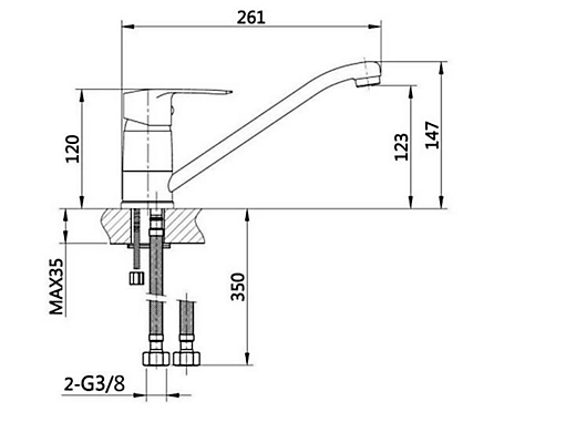 Mitigeur évier Sodi C2 Aquance – Image 2